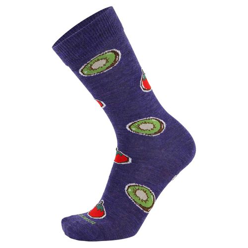 NZ Sock Co Kiwifruit/Tomato Sauce Printed Sock